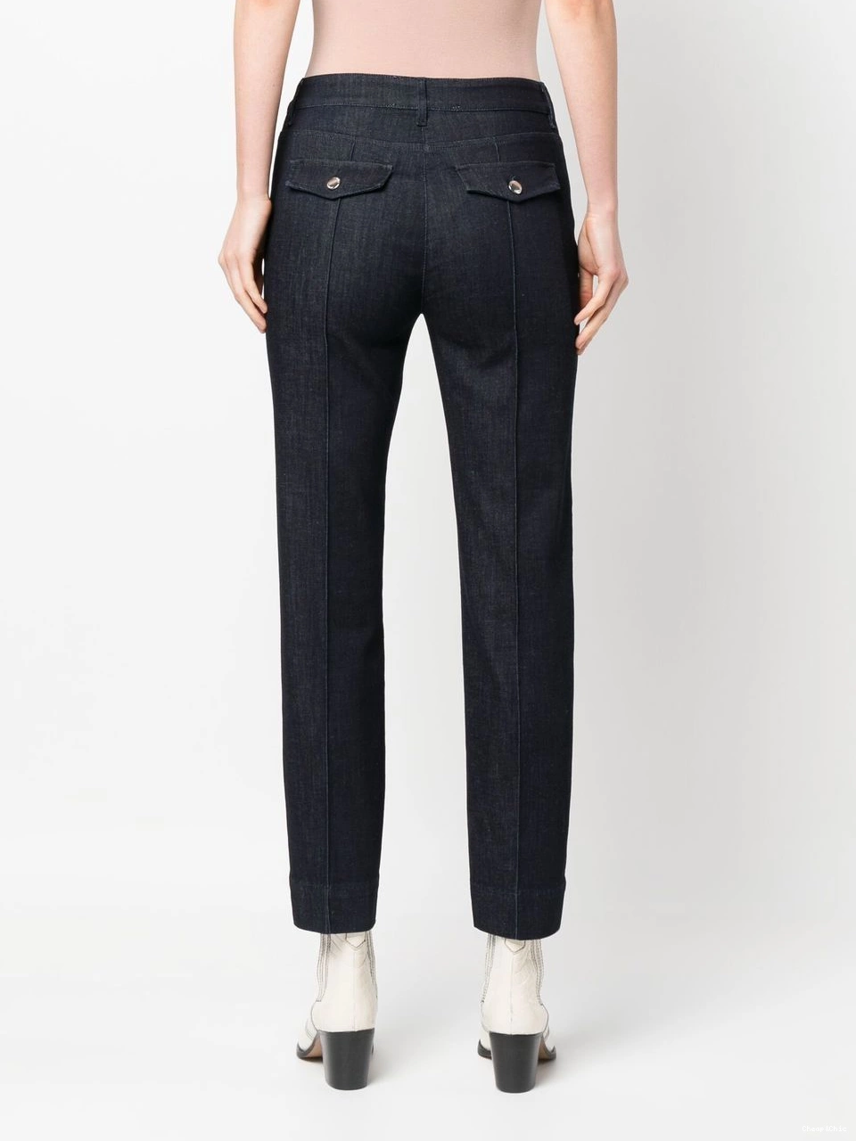 Affordable jeans Women logo-patch Love cropped Moschino 0408